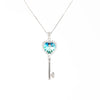 Crystal Key Necklace